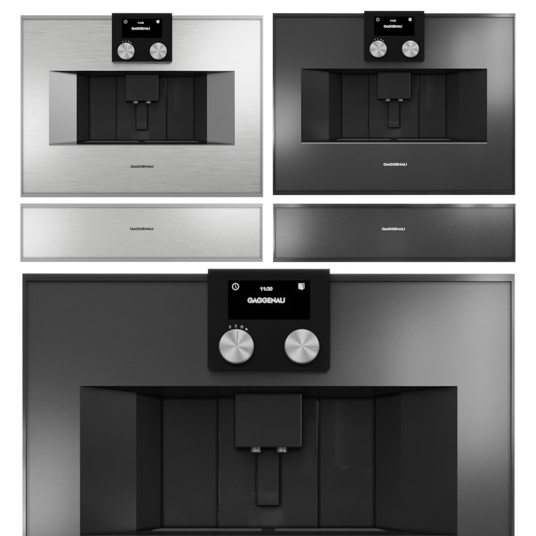 3D Gaggenau Oven Collection 04 TurboSquid 1990716