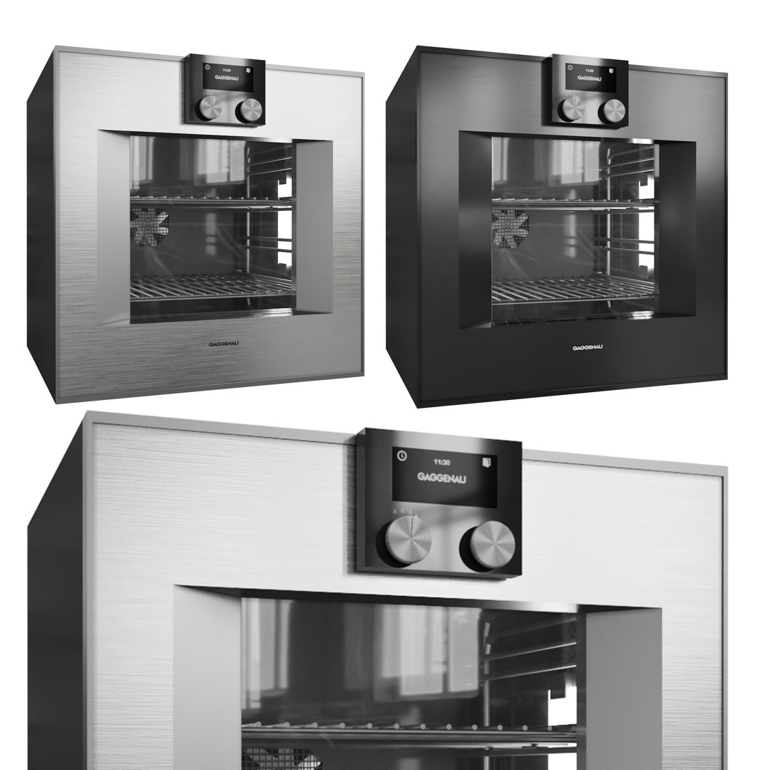 3D Gaggenau Oven Collection 04 TurboSquid 1990716