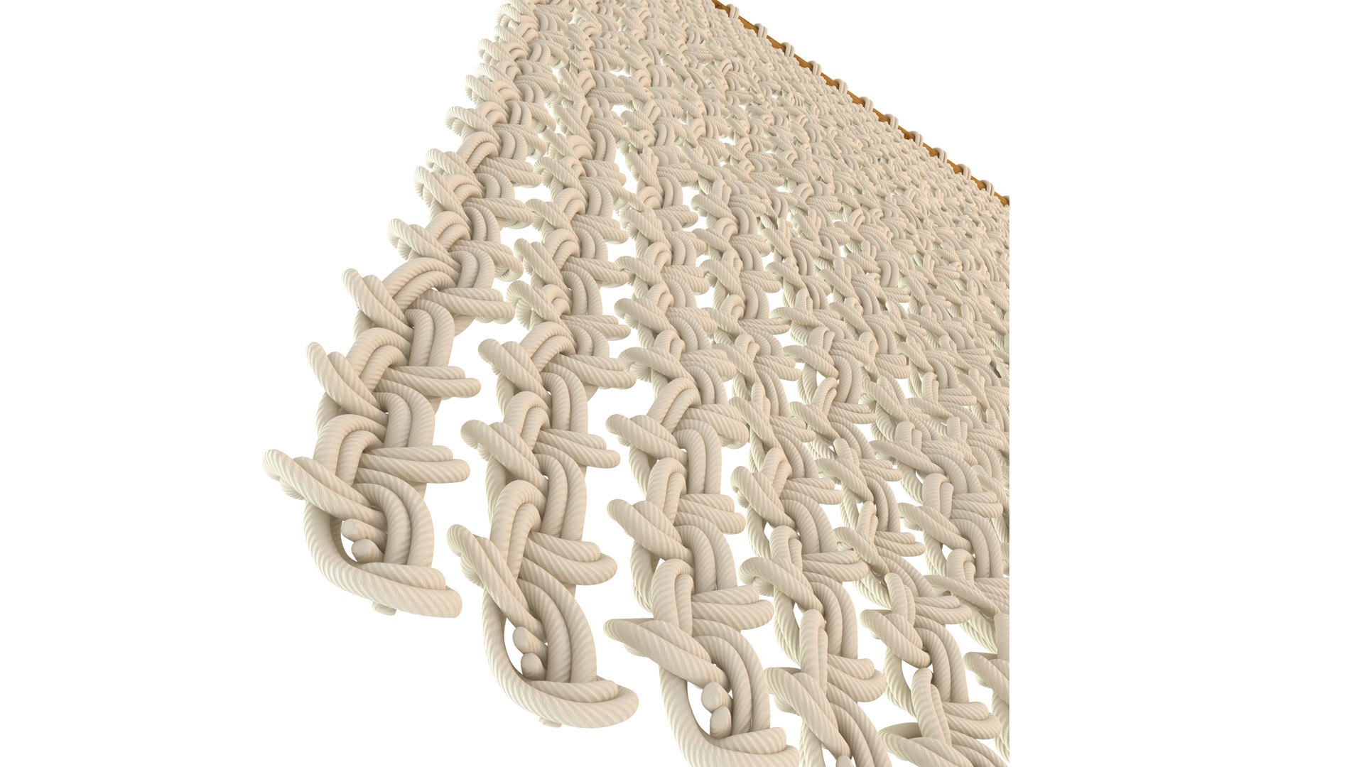 3D Macrame Rope Decoration Wall Partition - TurboSquid 2391526