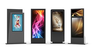 3D Electronic Kiosk Collection model