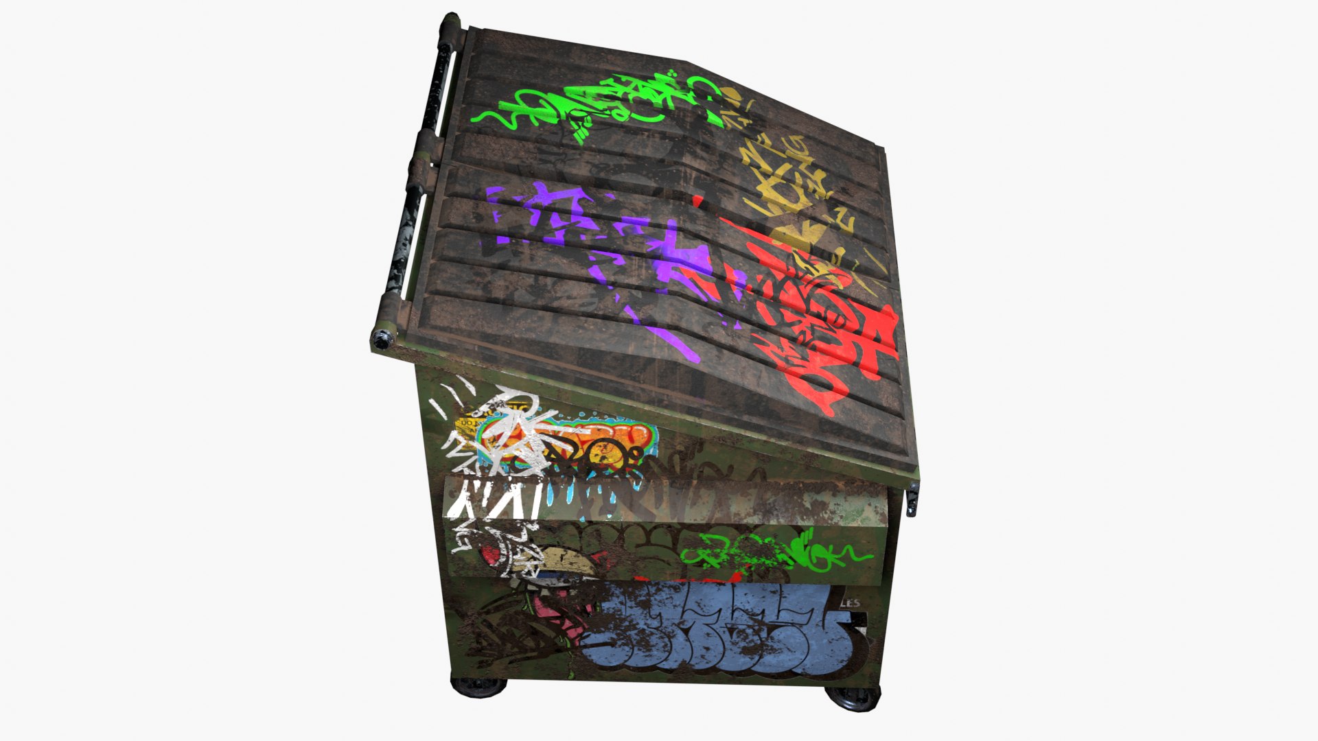 Green Dumpster 2yard Graffiti-Rusty 3D https://p.turbosquid.com/ts-thumb/4f/ZFS2TV/yT/green_dumpster_2yards_graffiti_side_top_view/png/1702225609/1920x1080/fit_q87/ac2108360260fb7ff6aaa7ffd776f20eeb669ab7/green_dumpster_2yards_graffiti_side_top_view.jpg