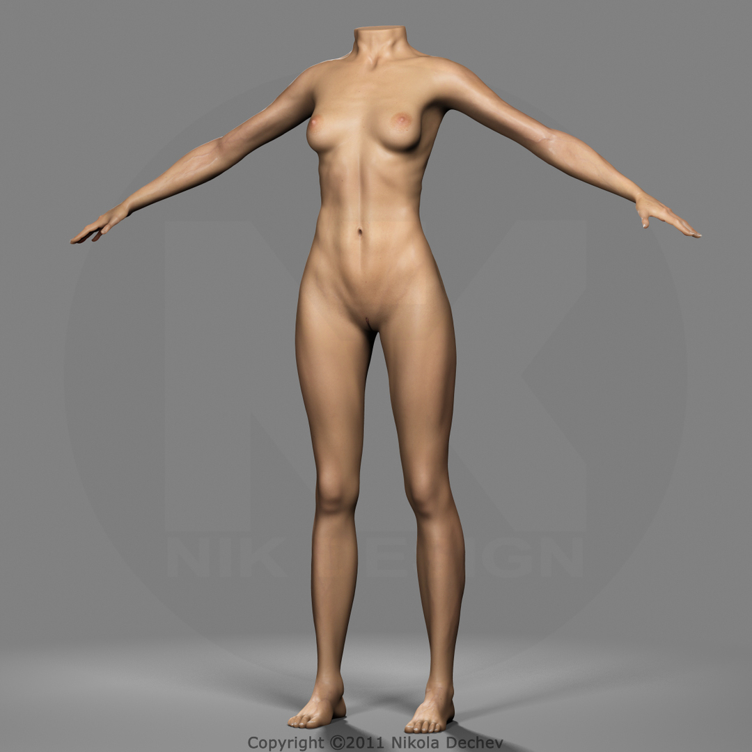 3d Model Female Body