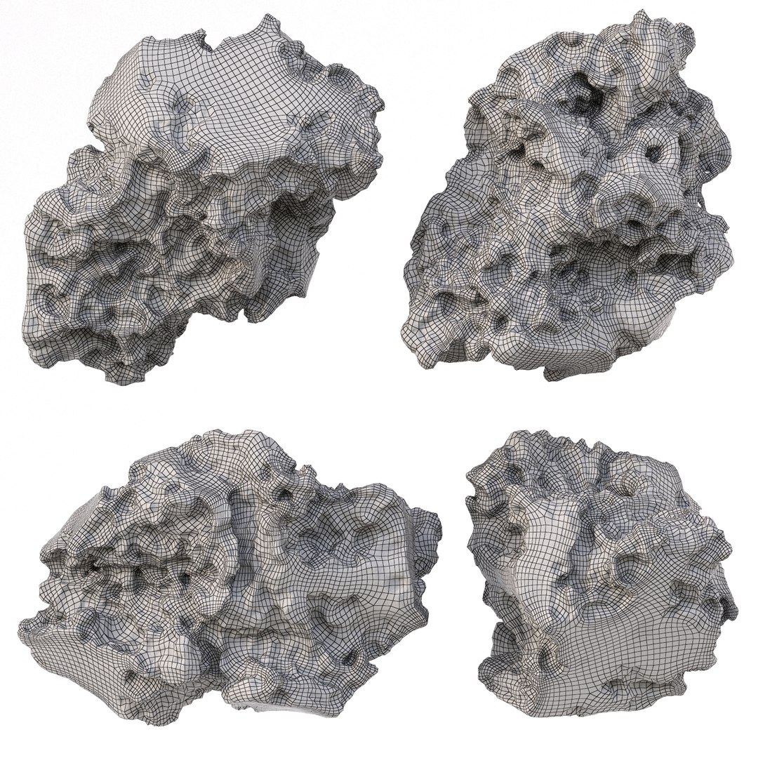 Scanned Porous Rock Pbr Model - TurboSquid 1293348