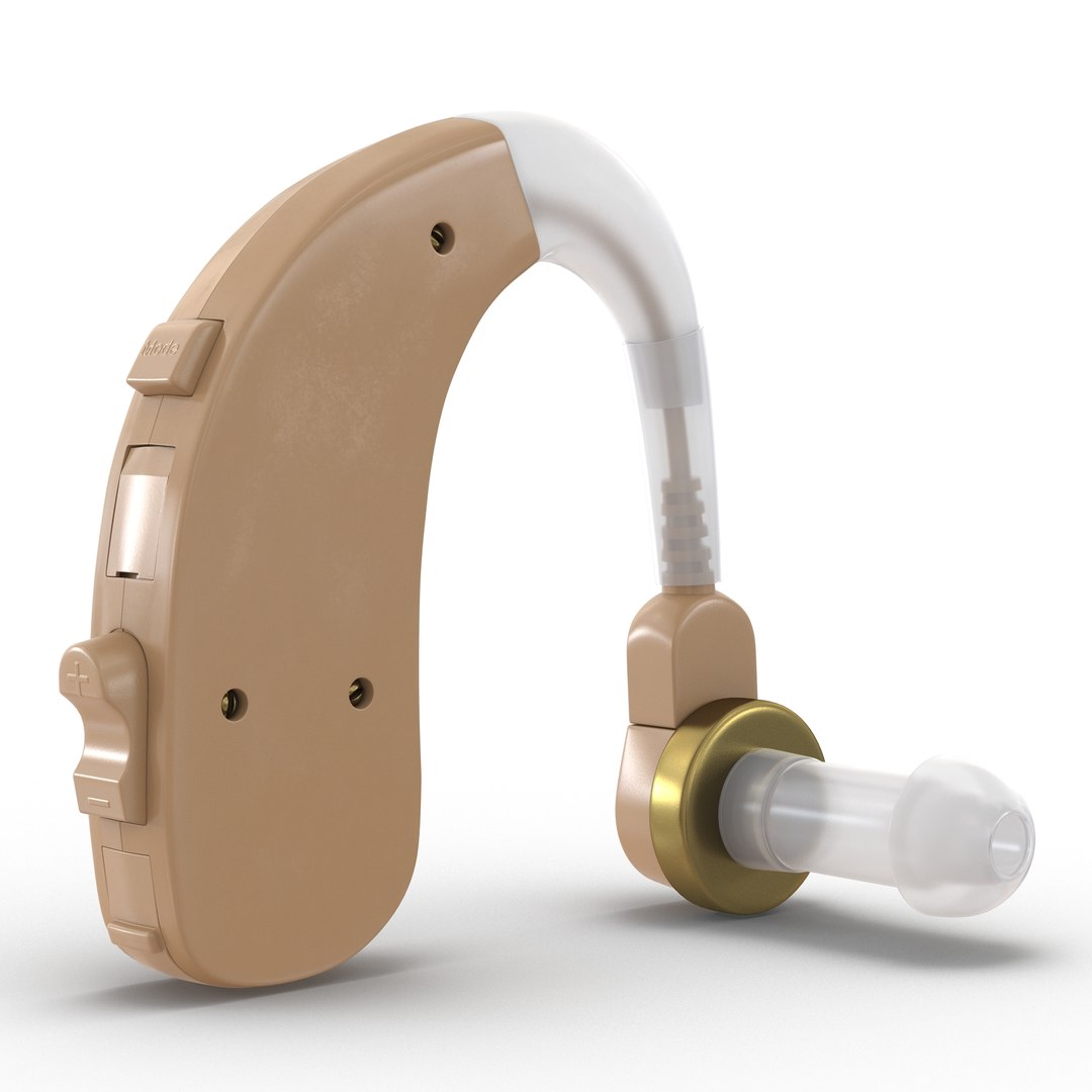 Hearing Aid 3D model preview