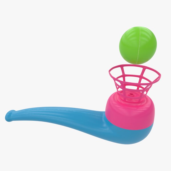 Blow Ball Pipe Toy 3D model