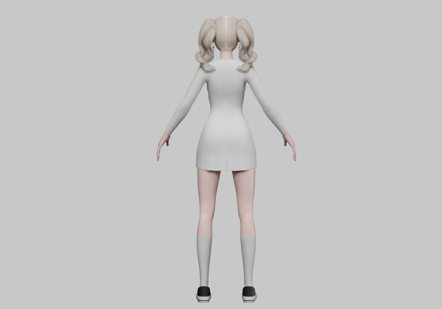 Cute Standard Girl V29714 3D Model - TurboSquid 2269228