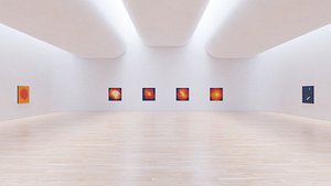 3D Art Museum Gallery Interior 19