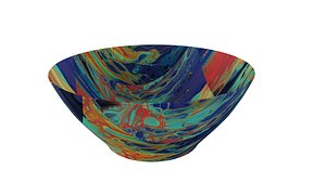 Bowl in Diffrent Color 3D model