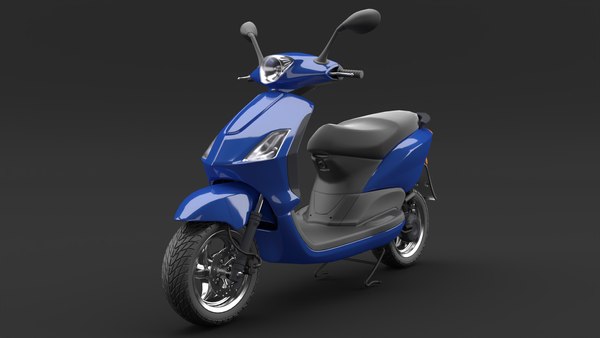 scooter moto motorcycle 3D