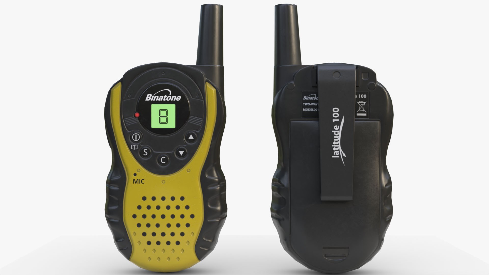 Walkie Talkie Binatone 3D Model TurboSquid 1964150