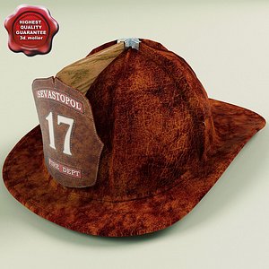 firemen helmet 3d model