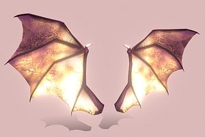 Low Poly Demon Wings