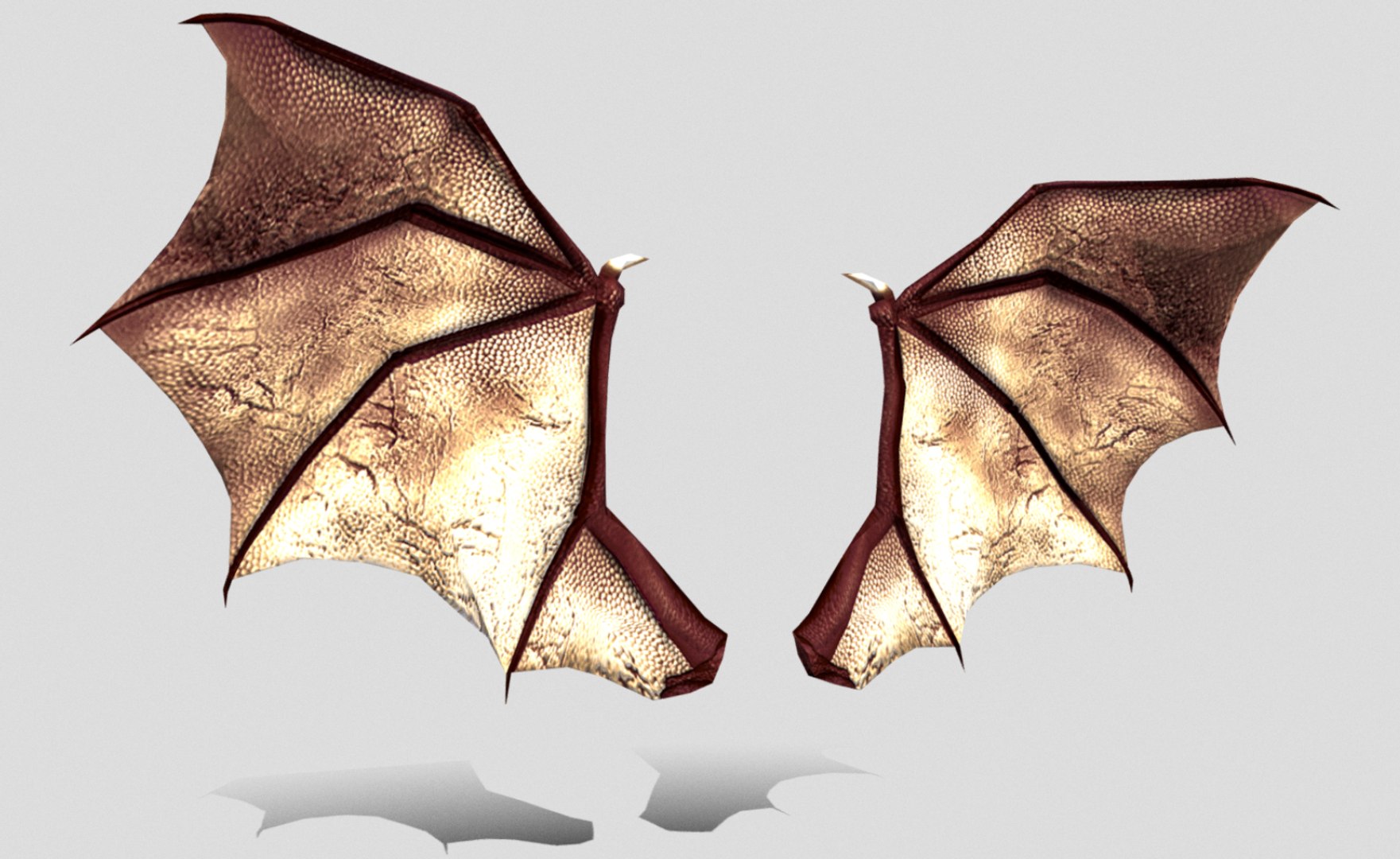 realistic devil wings png