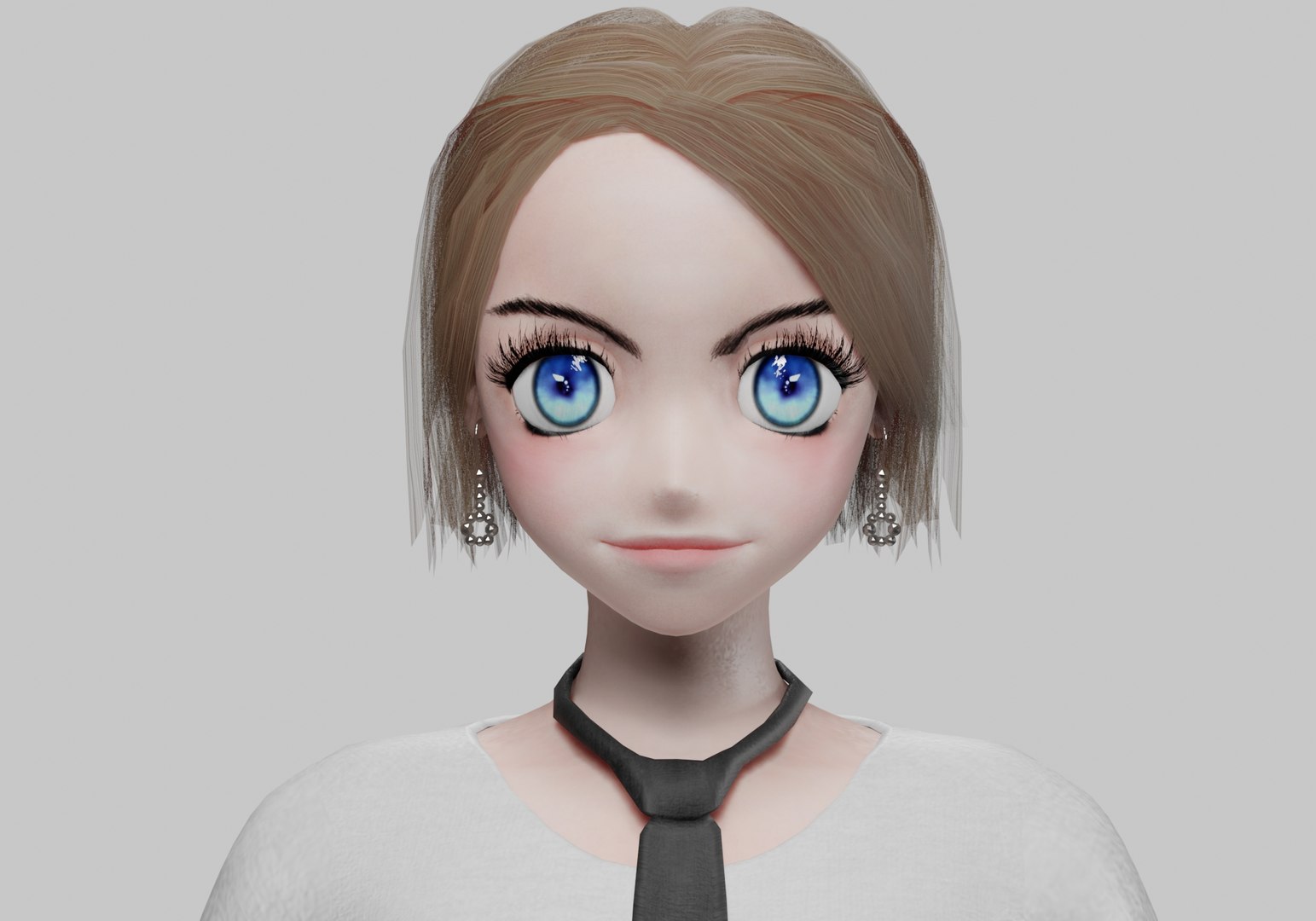 Cute Standard Girl V29104 3D Model - TurboSquid 2272044