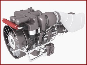 Apache Helicopter Engine