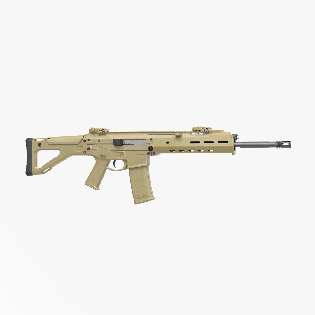 Adaptive Combat Rifle Bushmaster ACR Coyote Brown 3D model preview