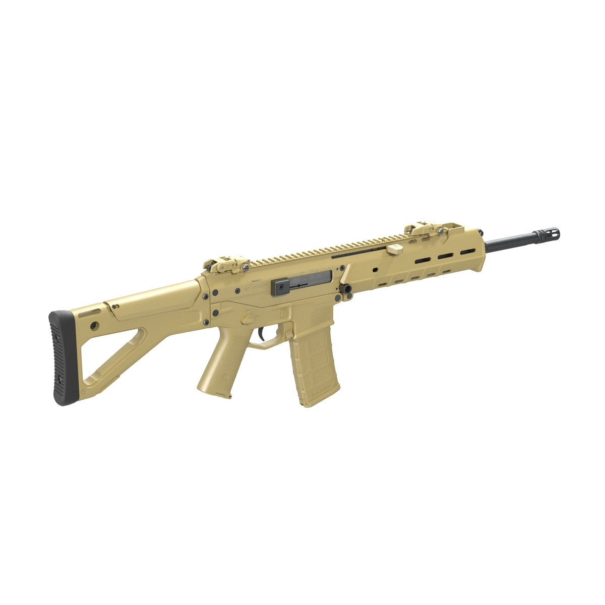 3d model adaptive combat rifle bushmaster