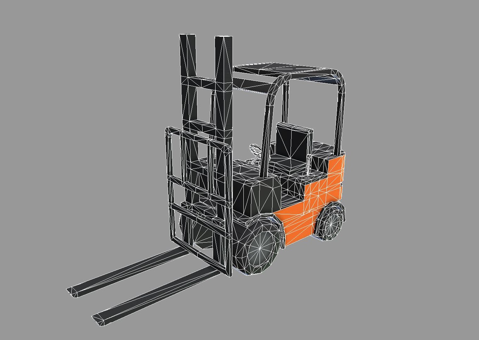 Forklift model - TurboSquid 1322293