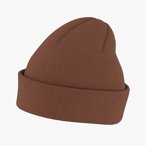 Beanie Winter Hat Brown