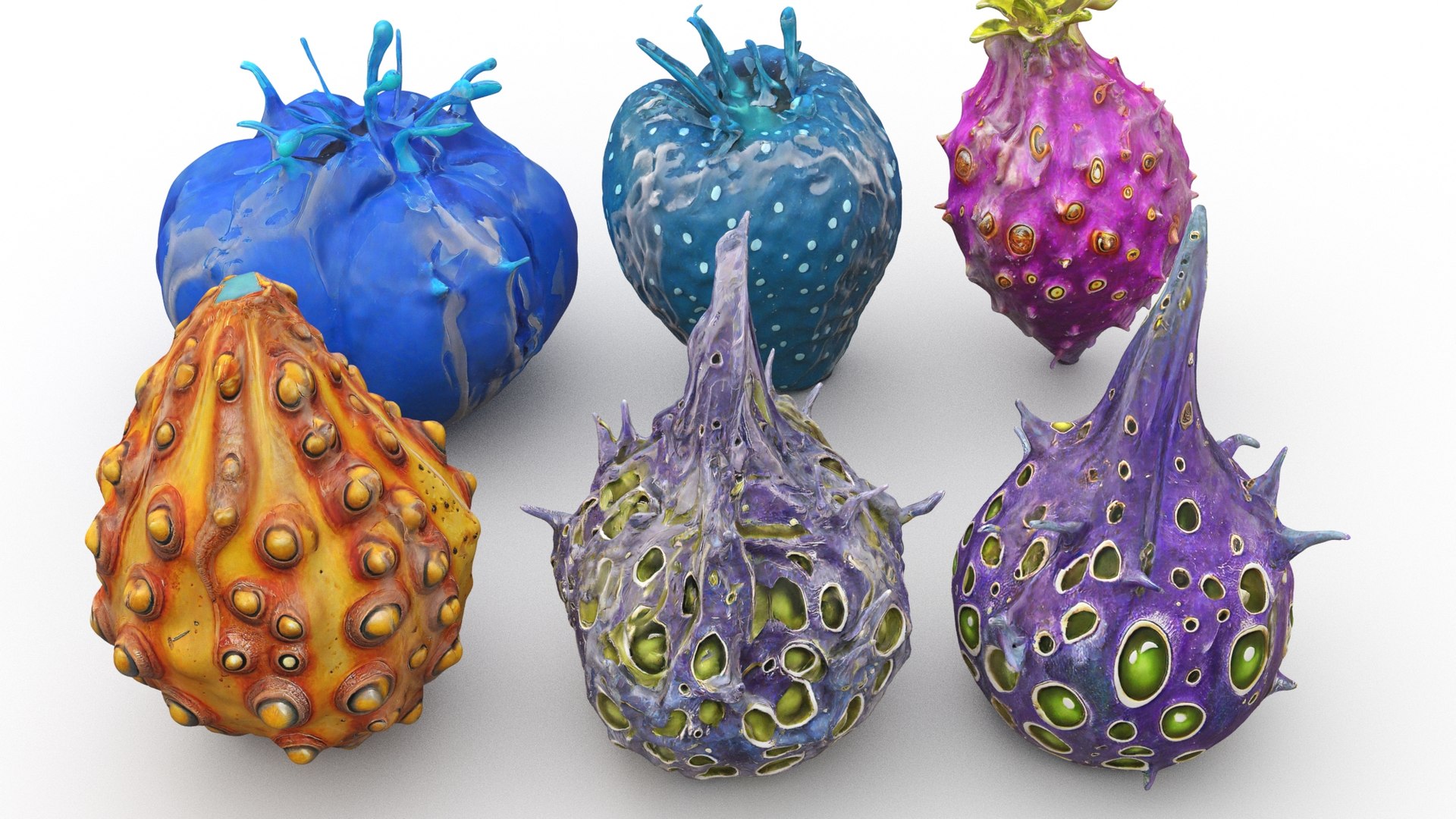 3D Alien fruits https://p.turbosquid.com/ts-thumb/4g/DRfmIK/tL/3/jpg/1733270666/1920x1080/fit_q87/66df50a38097b2cb4f9fc8a7d757650706e5aaef/3.jpg