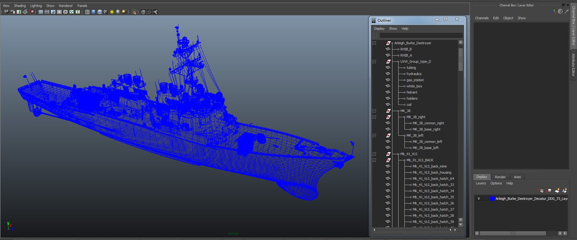 Arleigh Burke Destroyer Decatur DDG-73