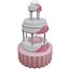 3D 3D Wedding Cake Model Romantic Tiered Dessert with Roses  Swans model