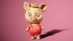 Cute pig