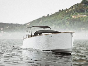 Boat with wake setup