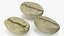 3D coffee unroasted green