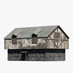 Medieval Rustic Two-Storey House