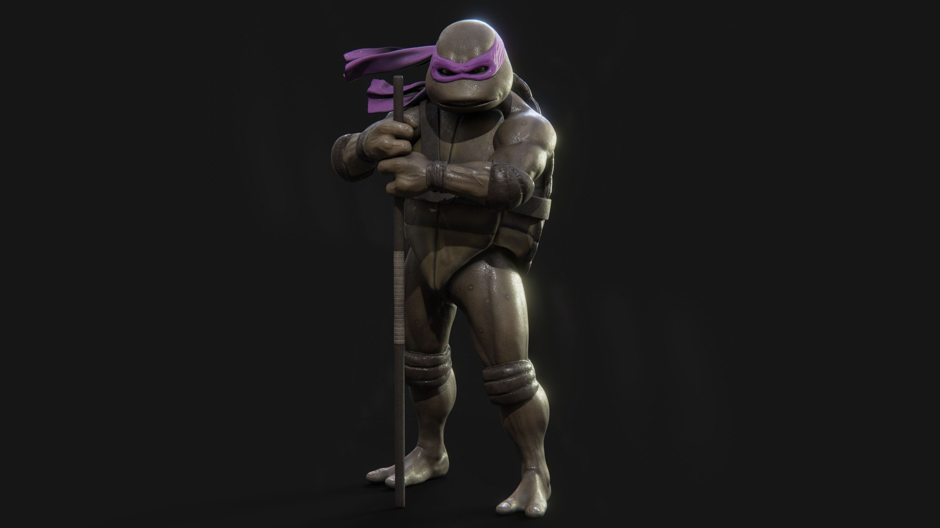 DONNIE DONATELLO TURTLE TORTUGA NINJA CAOS MUTANT KID 3D model 3D