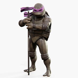 3D model Raphael Teenage Mutant Ninja Turtle VR / AR / low-poly