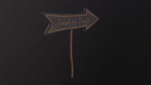 Trick or Treat Sign model