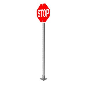 3D stop sign