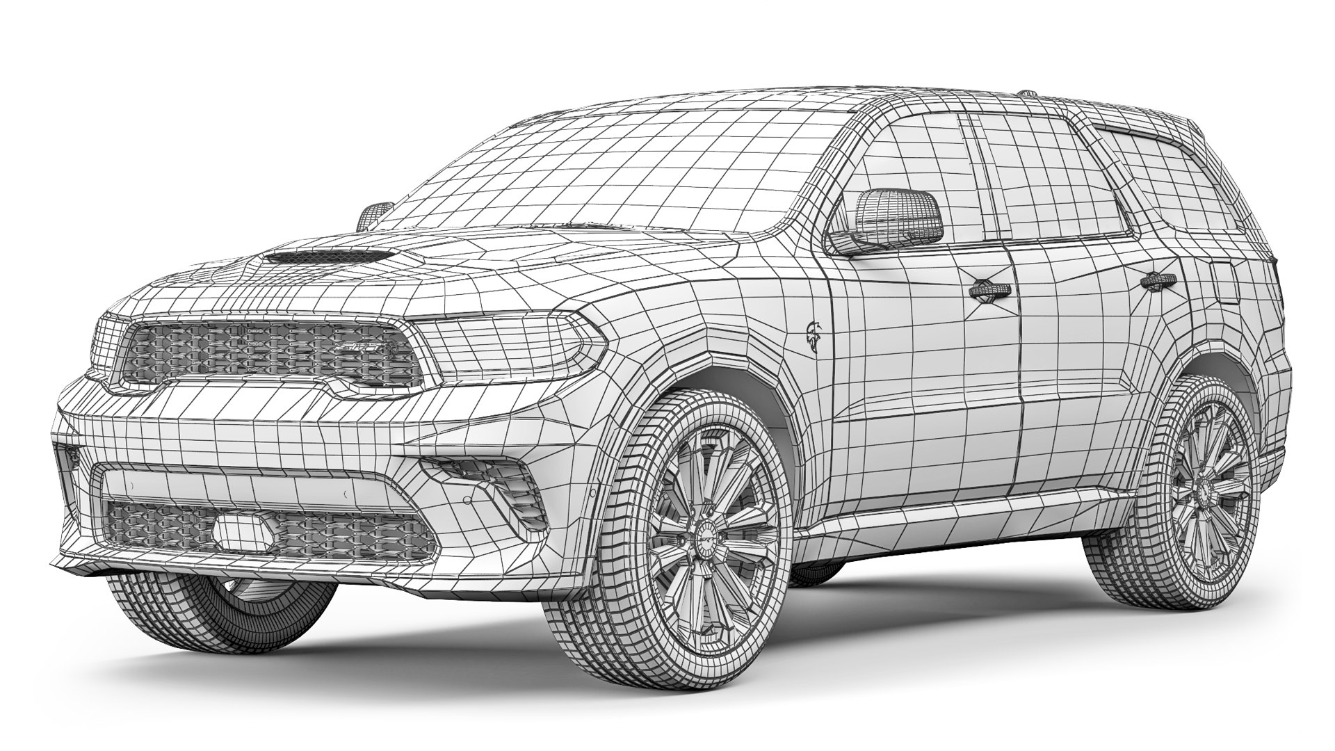 Dodge Durango SRT Hellcat 2021 3D - TurboSquid 2358183