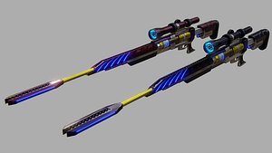 3D Scifi Sniper