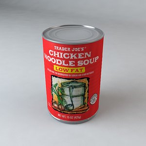 trader joe s chicken 3d model