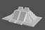 aztecs pyramids 3d model