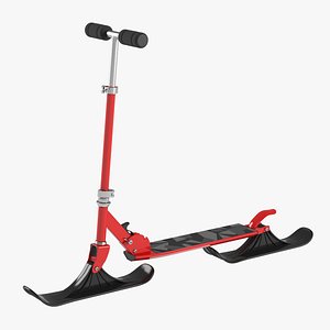 3D Snow scooter
