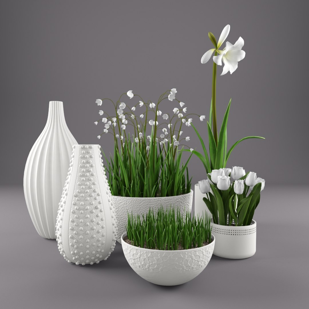 Decorative Set 3d Model