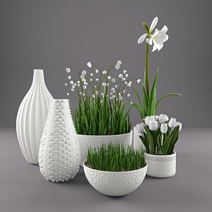 decorative set 3d model