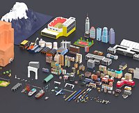 Low Poly City Pack
