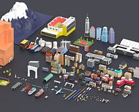 Low Poly City Pack