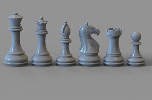 3D chess set