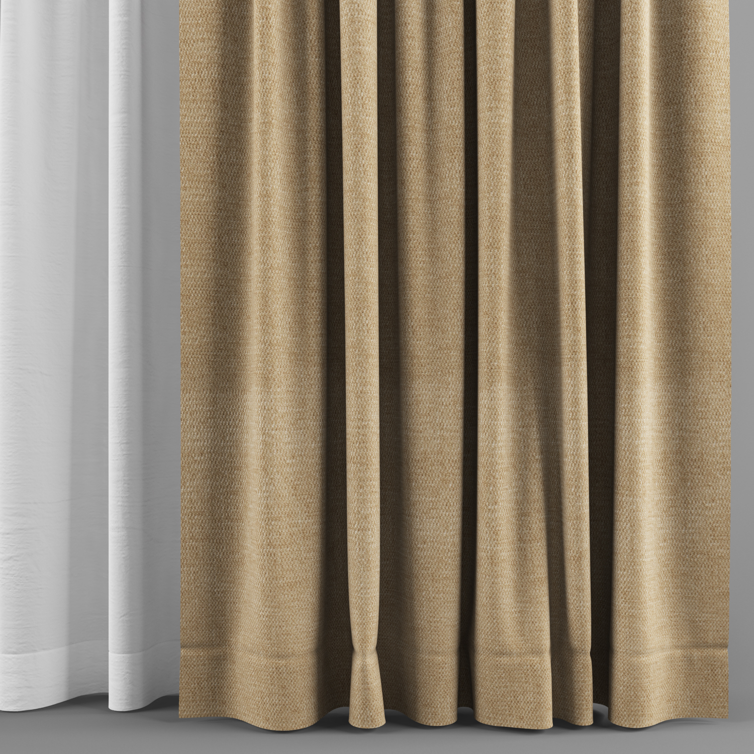 3d model curtains blinds