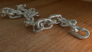 metal chain 3D model
