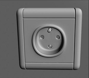 air conditioner outlet 3D model, air conditioner outlet free model