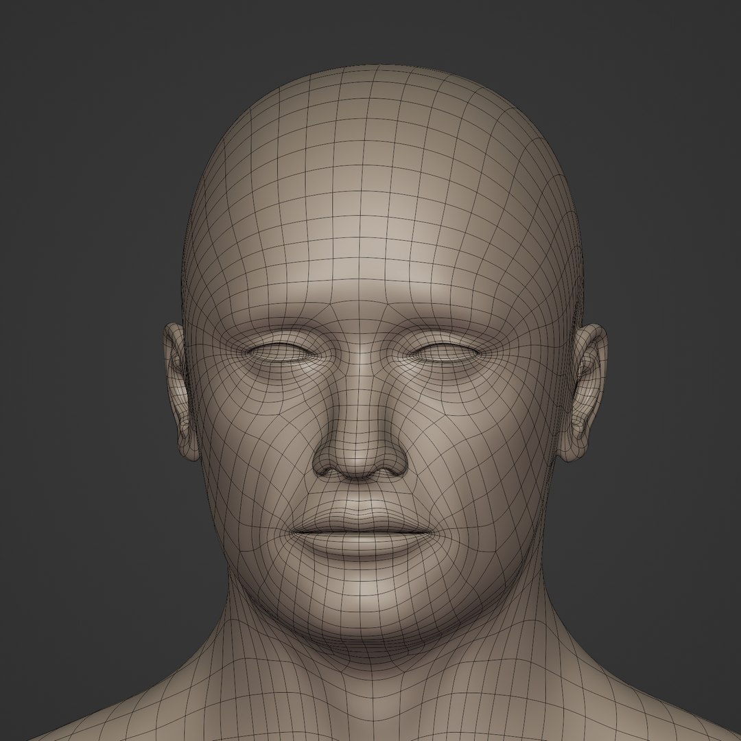 Man Base Mesh - Rigged 3d Model - Turbosquid 1953185