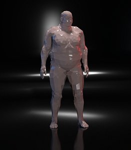 Fat Man low-poly