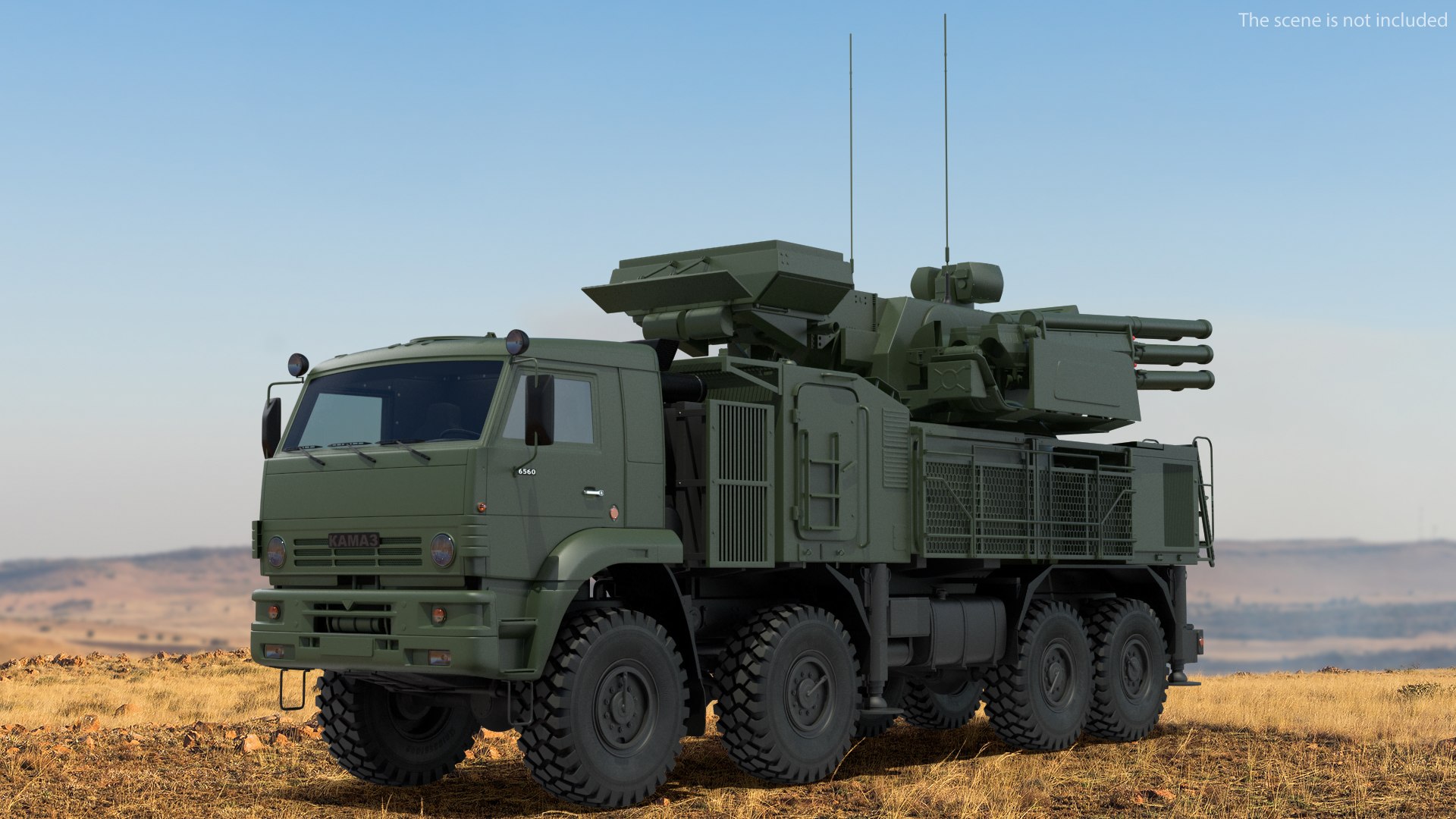 SAM Pantsir S1 SA-22 3D model preview